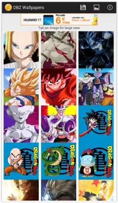 DBZ Wallpapers android App screenshot 6